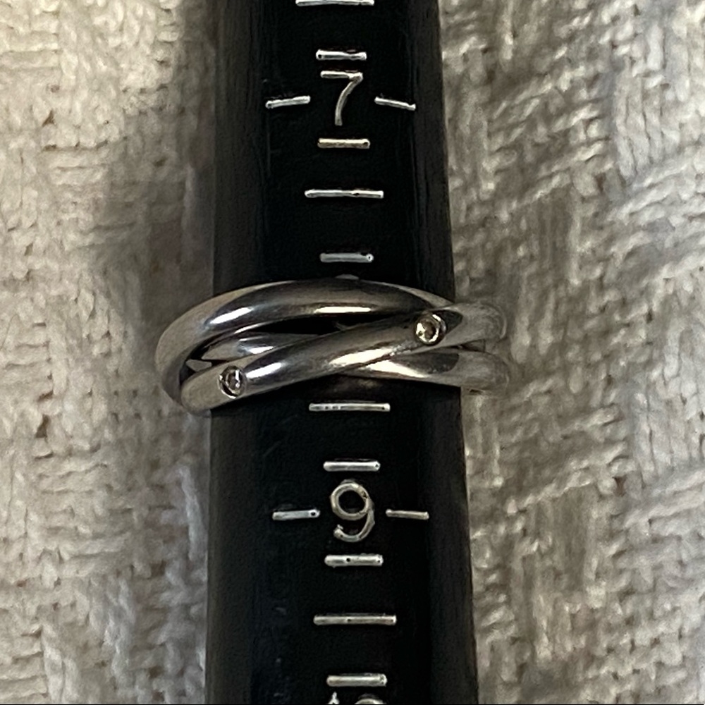 Multi-ring eternity band. Size 8